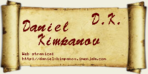 Daniel Kimpanov vizit kartica
